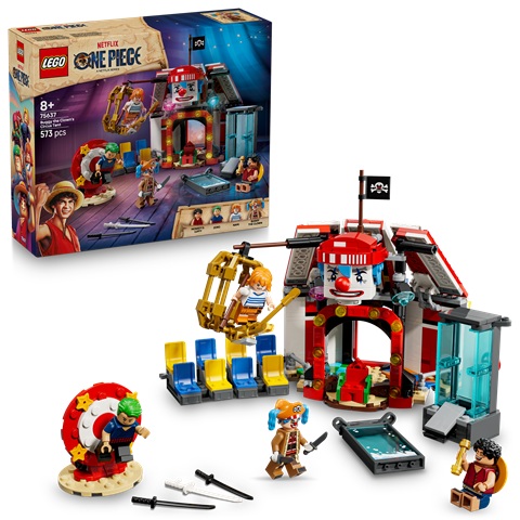 LEGO ONE PIECE (Buggy the Clown’s Circus Tent) Tenda del Circo del Clown Buggy 75637 (In box 26x22cm)…x5